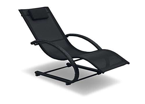 Rijoka Sonnenliege Gartenliege Lounge Deluxe | Liege Rattan