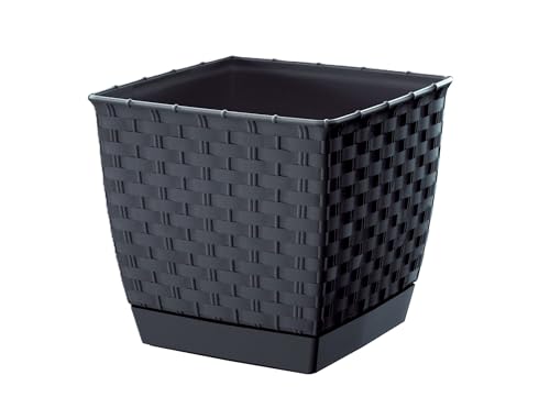 RATOLLA SQUARE Topf 8,2L, Abmessungen (mm) 250x250x220, Farbe Anthrazit