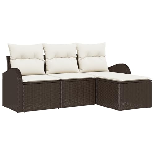  4 teiliges Sofaset Braun Model3345988
