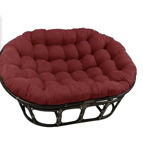 Dicker runder Rattan Korb Schaukelstuhl Kissen Doppel Stuhl Kissen nur bunte Innen /Außen Bodenkissen 170 x 119 cm