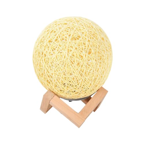 DOITOOL Elegante Rattan Nachtlicht Powered Form Lampe Für Wohnzimmer Schlafzimmer Hotel