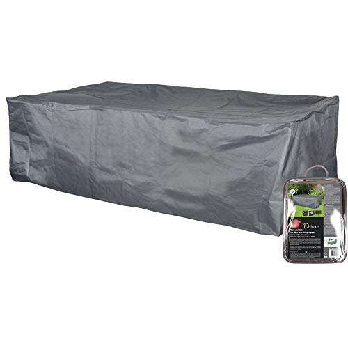 Boni-Shop Deluxe Abdeckhauben für Gartenmöbel Schutzhüllen (Rattan-Garnitur,ca.200x160x70)