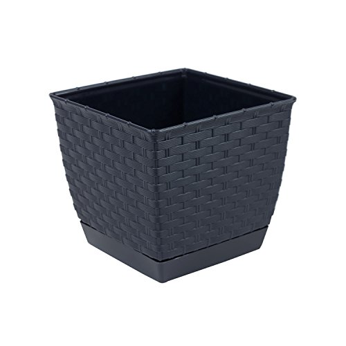 RATOLLA SQUARE Topf 3,8 l, Abmessungen (mm) 190 x 190 x 159, Farbe Anthrazit