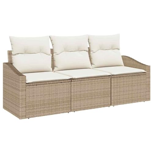 Homgoday 3 teiliges Set Kissen Beige Poly Model3346581