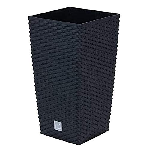 35  Liter  Zeit Pot mit Einsatz 28,7 x 28,7 x 55 cm in Anthrazitfarbe