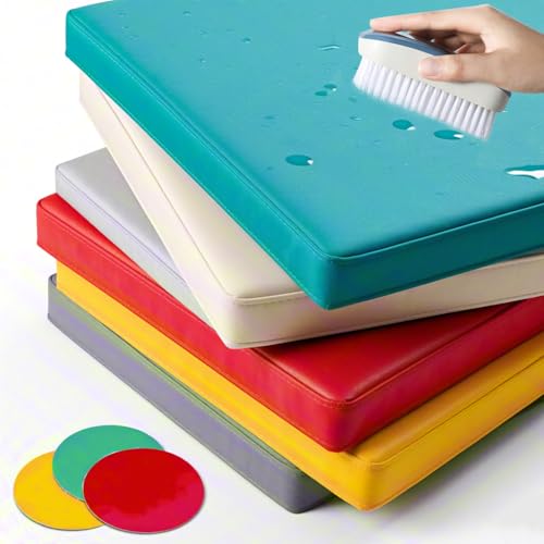 GYCS Polster Bankauflage, Kissen Für Gartenbank, Waschbares Und Abnehmbare Sitzpolster Für Die Bank, Sitzkissen Für RattanstüHle, Für Innen Outdoor Fensterbank Couch