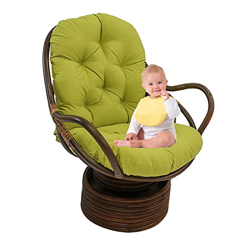  Drehstuhl mit abnehmbarem Kissen, bequeme Gartenmöbel, Outdoor Liege, Sitzpolster für Terrasse, Hinterhof, Entspannung